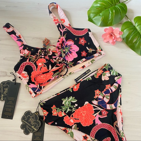 Maaji Other - MAAJI x Rapsodia Floral Reversible Bikini SET